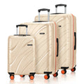 HRX Madrid Hard Body Set of 3 Luggage (8 Wheels) - Polypropylene