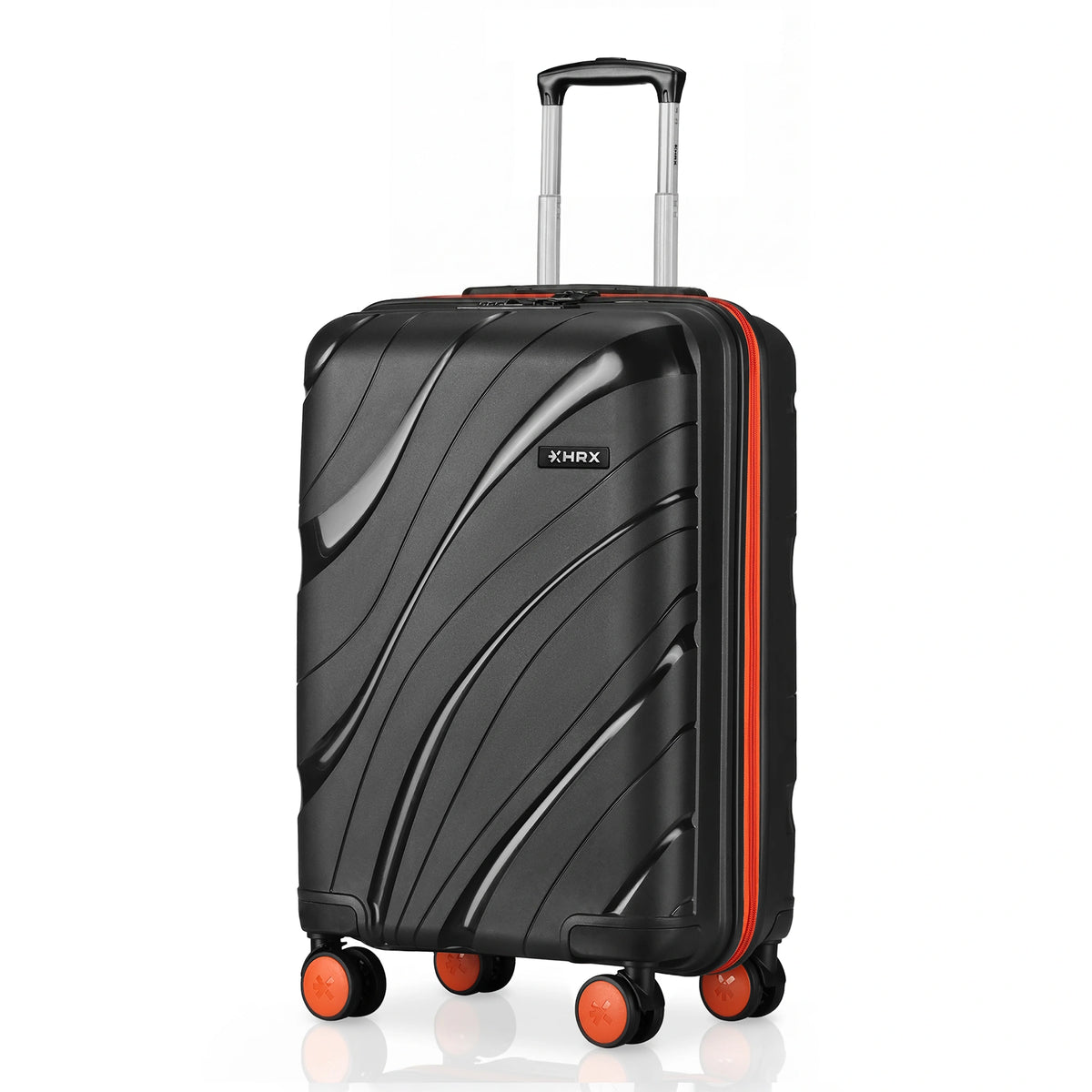 HRX Madrid Small Cabin Suitcase (56 cm) 8 Wheels - Polypropylene - Black