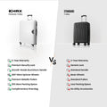 HRX Parabola Cabin Suitcase (55 cm) 8 Wheels - Polypropylene