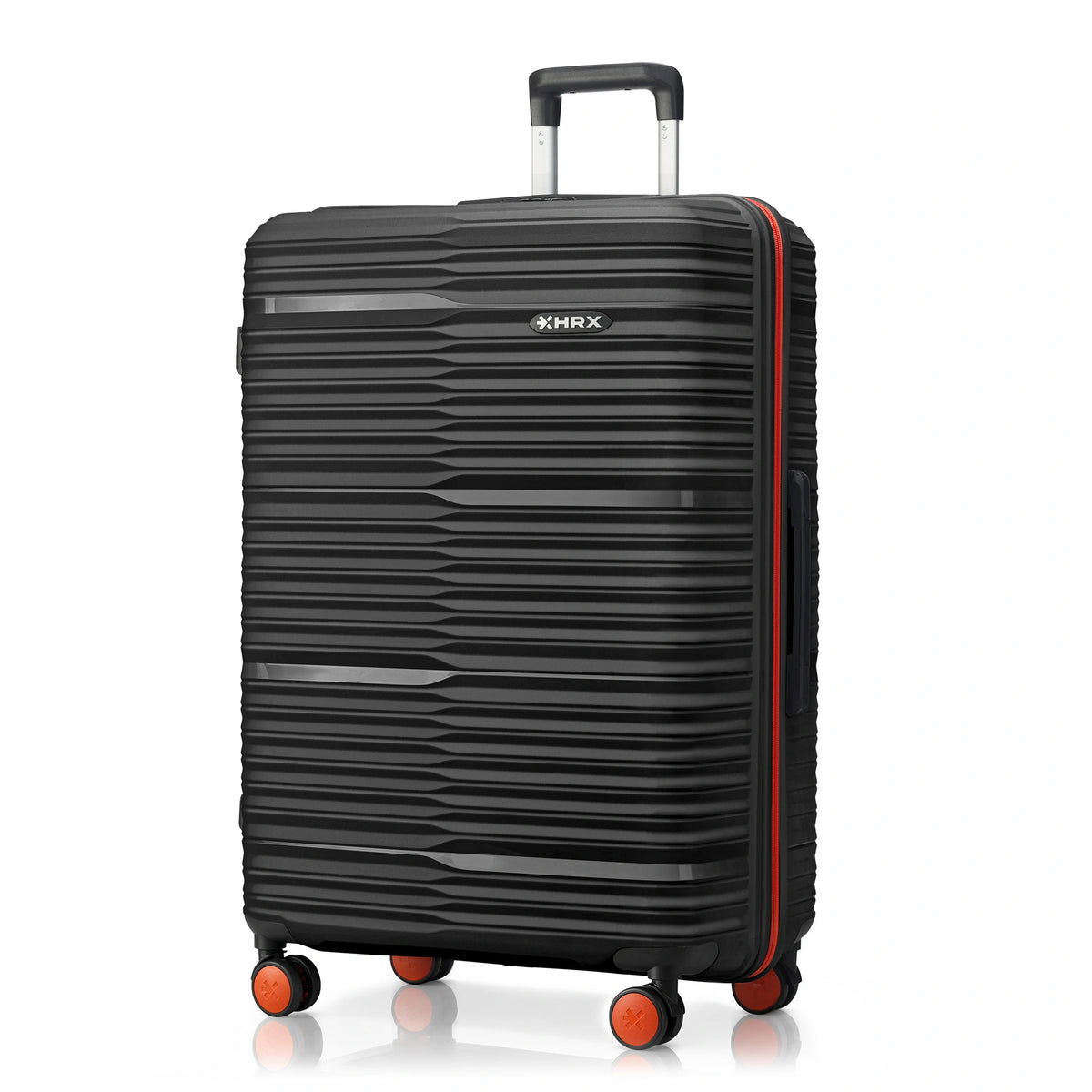 HRX Zanzibar Large Check-in Suitcase (75 cm) 8 Wheels - Polypropylene - Black