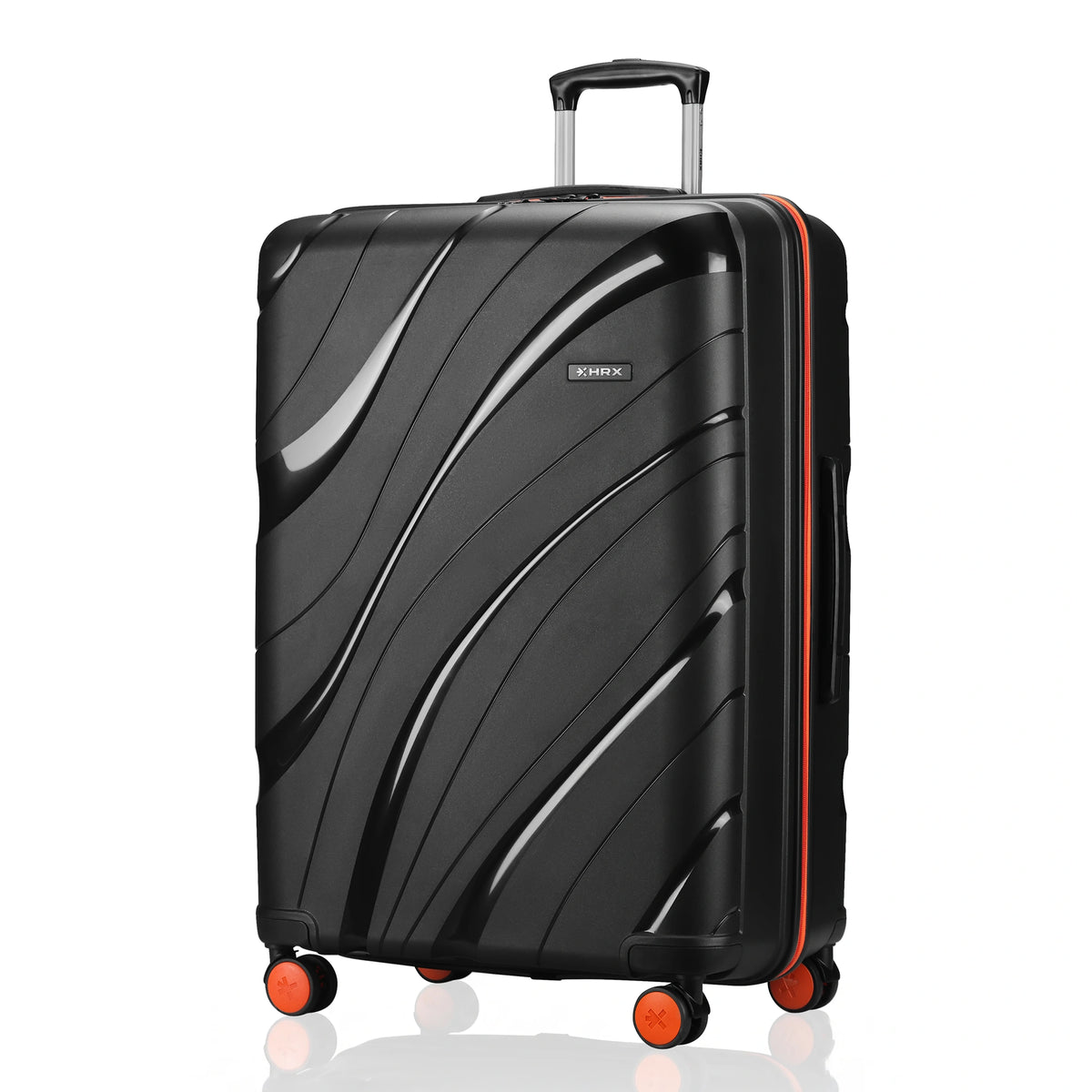 HRX Madrid Large Check-in Suitcase (75 cm) 8 Wheels - Polypropylene - Black