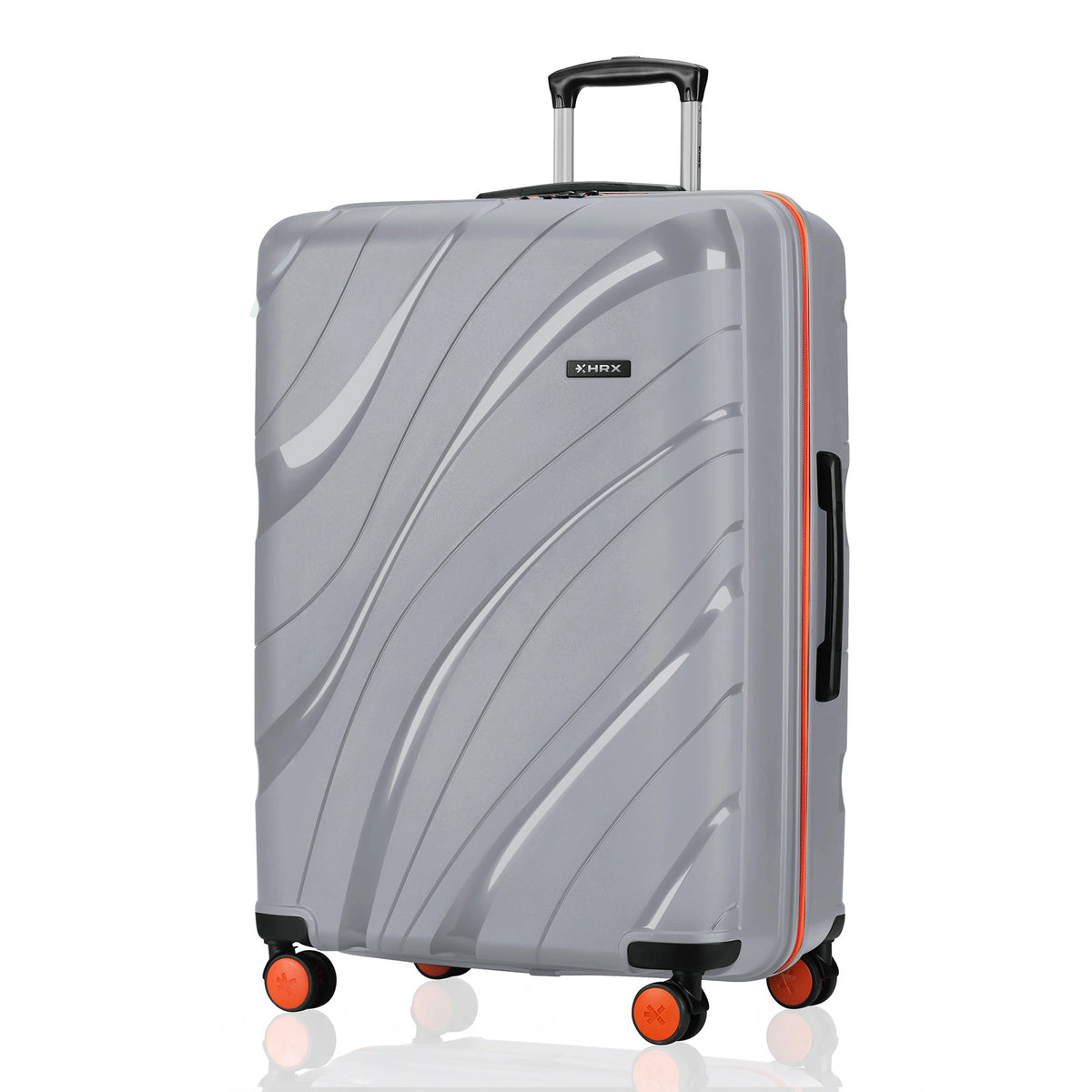 HRX Madrid Large Check-in Suitcase (75 cm) 8 Wheels - Polypropylene - Grey
