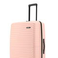 Large check-in suitcase, peach, HRX logo and side zipper detail