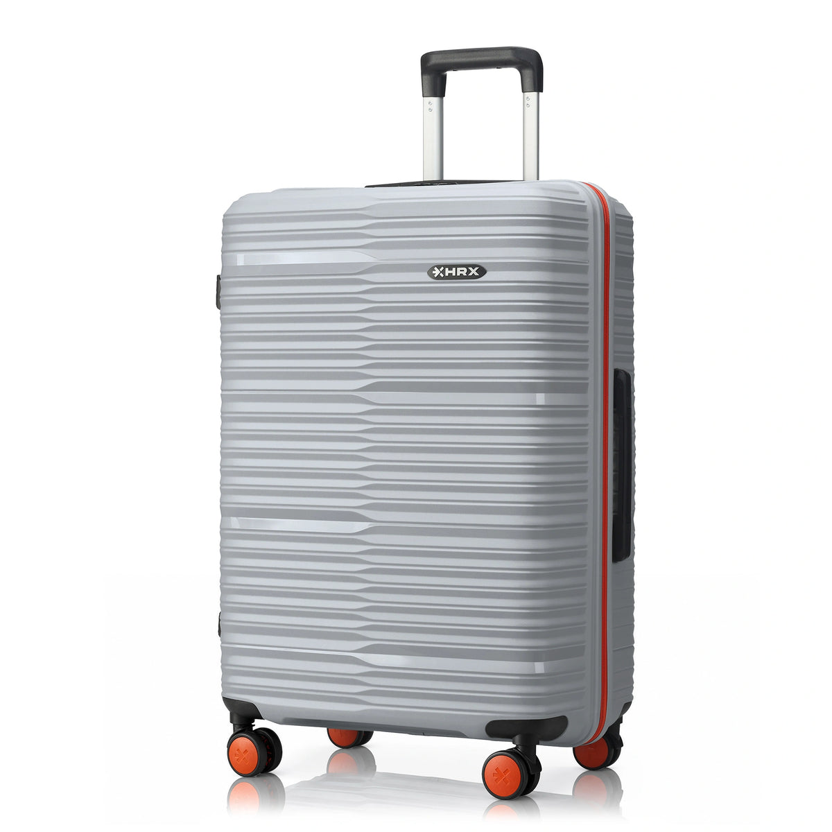 HRX Zanzibar Medium Check-in Suitcase (65 cm) 8 Wheels - Polypropylene - Grey
