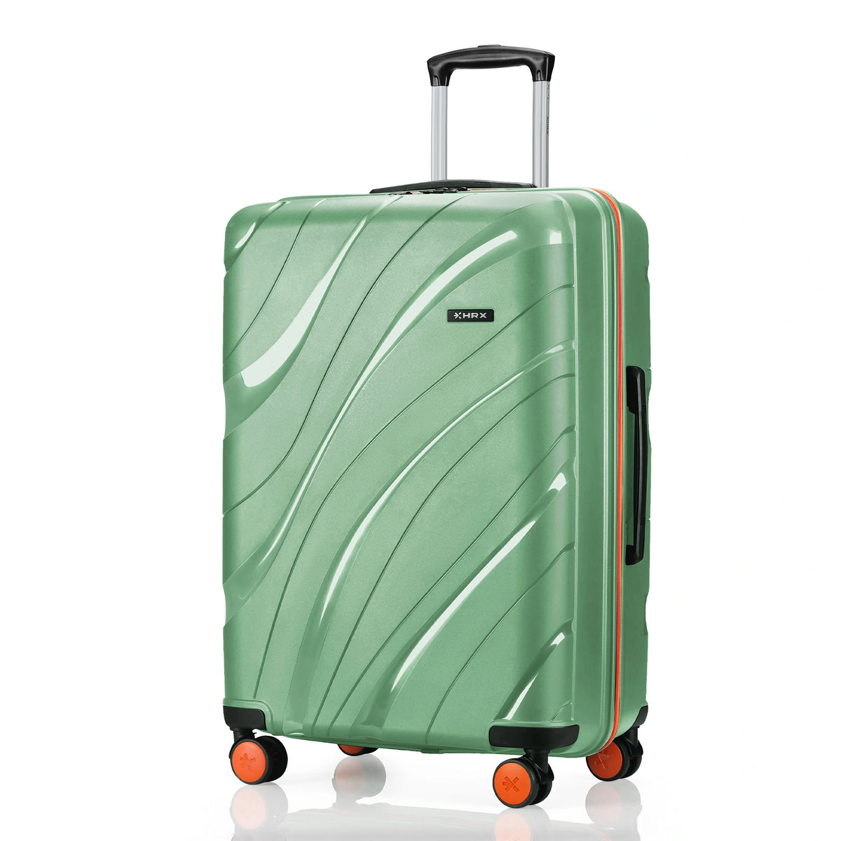 HRX Madrid Large Check-in Suitcase (75 cm) 8 Wheels - Polypropylene - Green