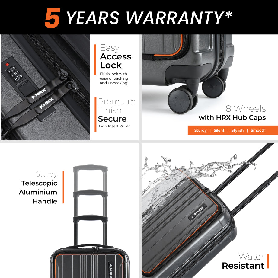 HRX Force Urban Trolley with Laptop Compartment