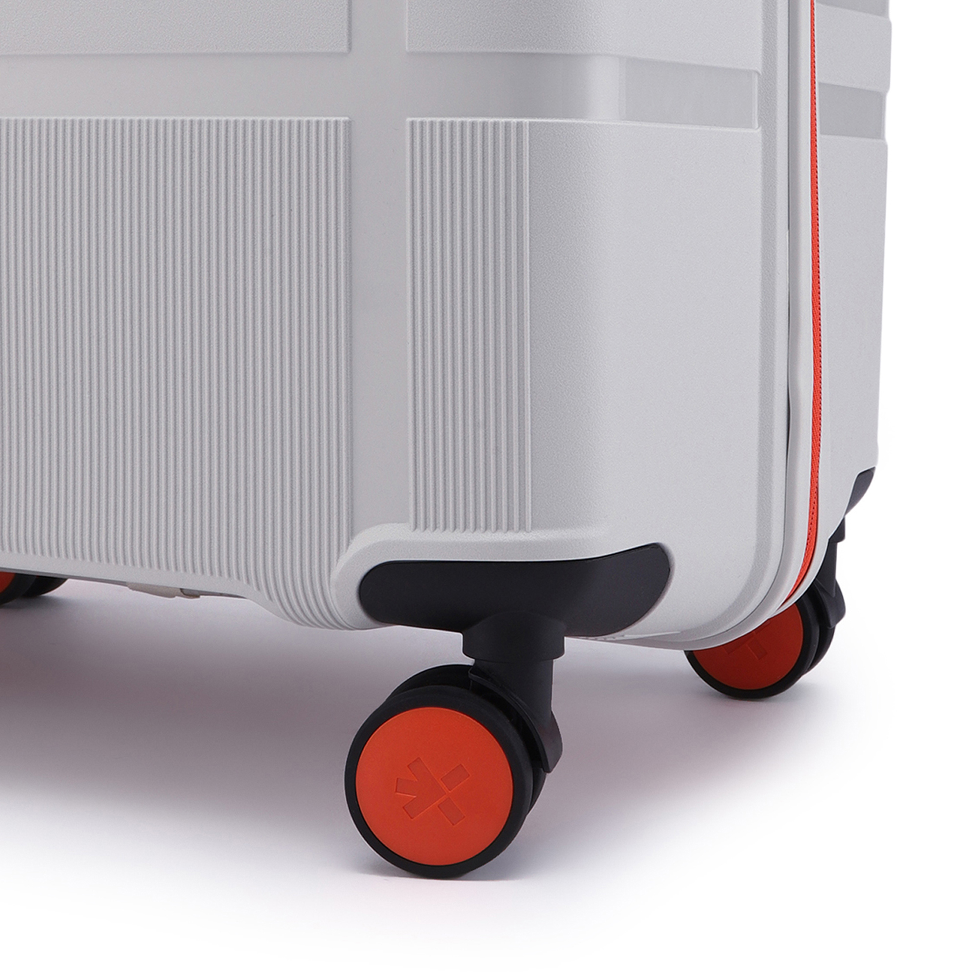 HRX by Hrithik Roshan Hard Body Set of 2 Luggage 8 Wheels - Helium