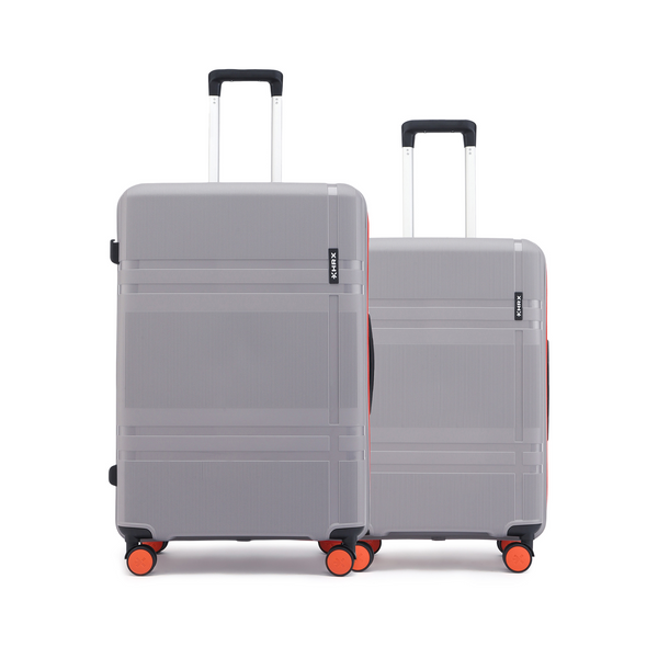 HRX by Hrithik Roshan Hard Body Set of 2 Luggage 8 Wheels - Helium