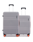 HRX by Hrithik Roshan Hard Body Set of 2 Luggage 8 Wheels - Helium