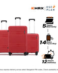 HRX by Hrithik Roshan Hard Body Set of 3 Luggage 8 Wheels - Helium
