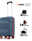HRX Helium Small Cabin Suitcase (56 cm) 8 Wheels - by Hrithik Roshan