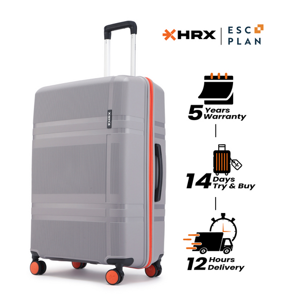 HRX by Hrithik Roshan  Large Check-in Suitcase (75 cm) 8 Wheels - Helium