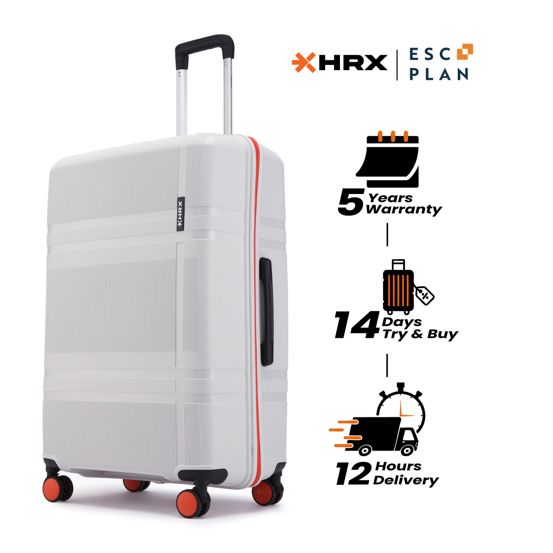 HRX by Hrithik Roshan  Large Check-in Suitcase (75 cm) 8 Wheels - Helium