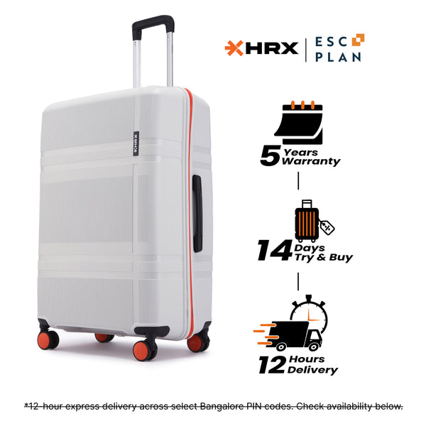 HRX by Hrithik Roshan  Large Check-in Suitcase (75 cm) 8 Wheels - Helium