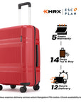 HRX by Hrithik Roshan Medium Check-in Suitcase (65 cm) 8 Wheels - Helium