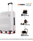 HRX by Hrithik Roshan Medium Check-in Suitcase (65 cm) 8 Wheels - Helium
