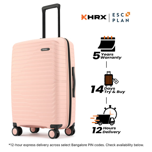 HRX by Hrithik Roshan Medium Check-in Suitcase (65 cm) 8 Wheels - Kyoto