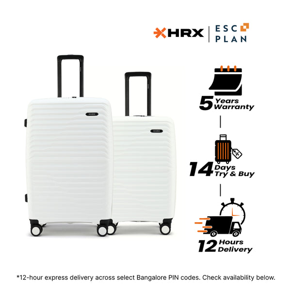 HRX by Hrithik Roshan Hard Body Set of 2 Luggage 8 Wheels - Kyoto