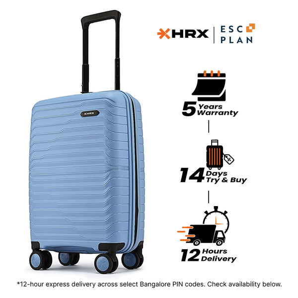 HRX by Hrithik Roshan Small Cabin Suitcase (56 cm) 8 Wheels - Kyoto