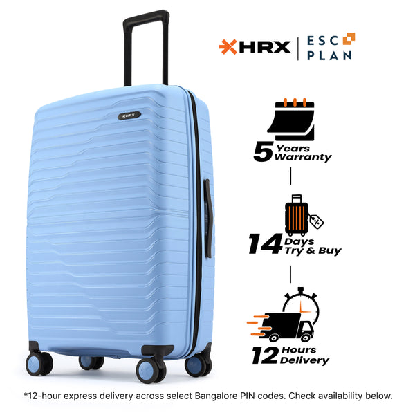 HRX by Hrithik Roshan  Large Check-in Suitcase (75 cm) 8 Wheels - Kyoto