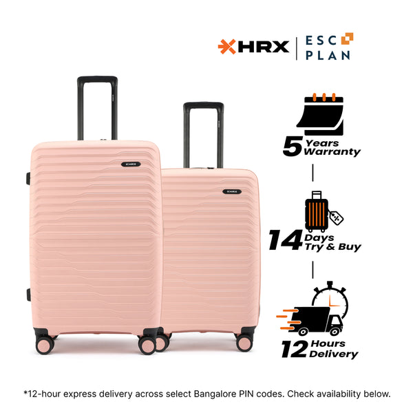 HRX by Hrithik Roshan Hard Body Set of 2 Luggage 8 Wheels - Kyoto