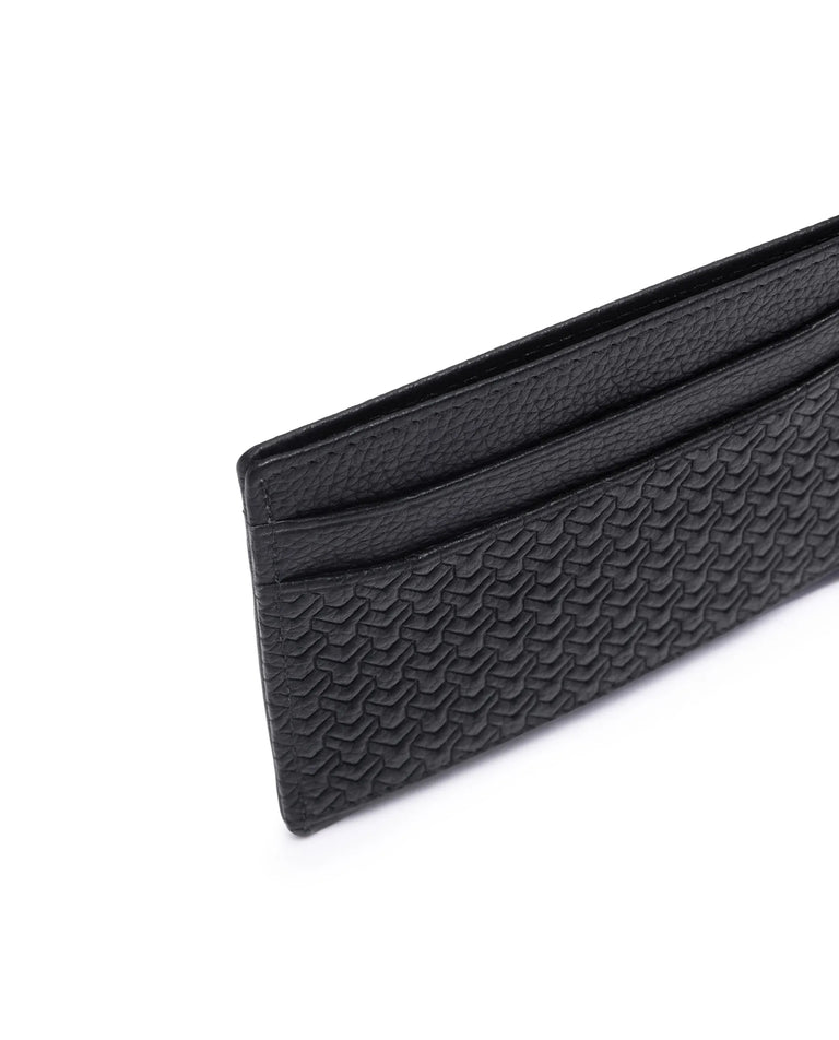 Rare Rabbit Lorent (Leather) Card Holder-Slim Fold-Black