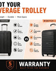 Snitch Loop Polypropylene Set of 2 Trolley (4 Wheels)