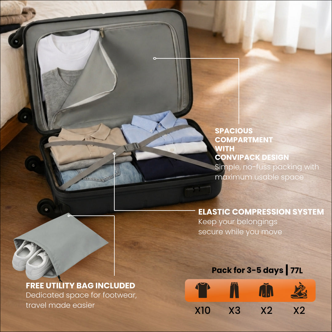 Snitch Loop Polypropylene Set of 2 Trolley (4 Wheels)
