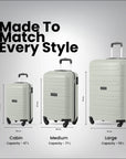 Snitch Loop Polypropylene Set of 2 Trolley (4 Wheels)