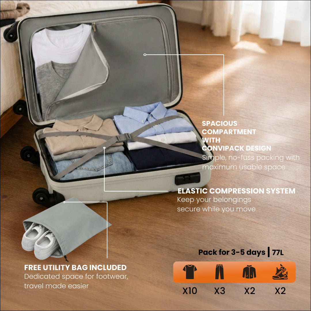 Snitch Loop Polypropylene Set of 2 Trolley (4 Wheels)