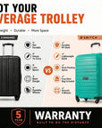 Snitch Loop Polypropylene Set of 2 Trolley (4 Wheels)