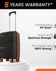 HRX by Hrithik Roshan Small Cabin Suitcase (56 cm) 8 Wheels - Zanzibar