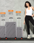 HRX by Hrithik Roshan Medium Check-in Suitcase (65 cm) 8 Wheels - Madrid