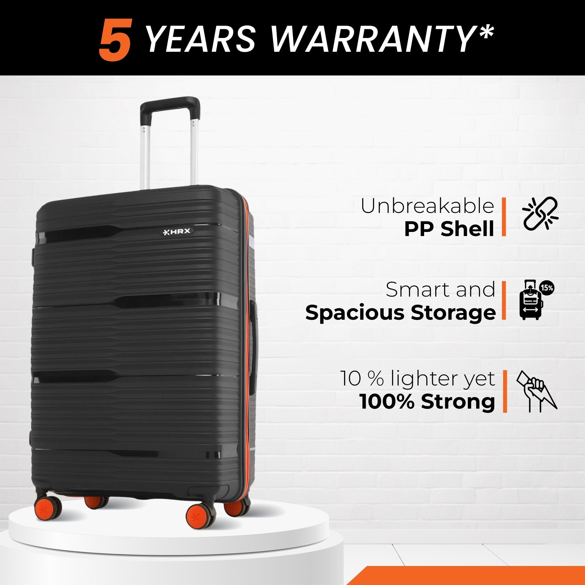 HRX Zanzibar Medium Check-in Suitcase (65 cm) 8 Wheels