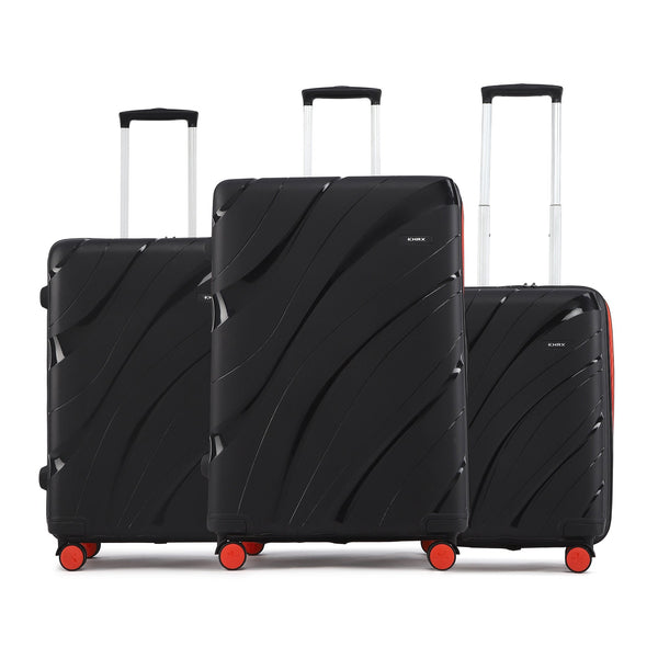 HRX by Hrithik Roshan Hard Body Set of 3 Luggage 8 Wheels - Madrid