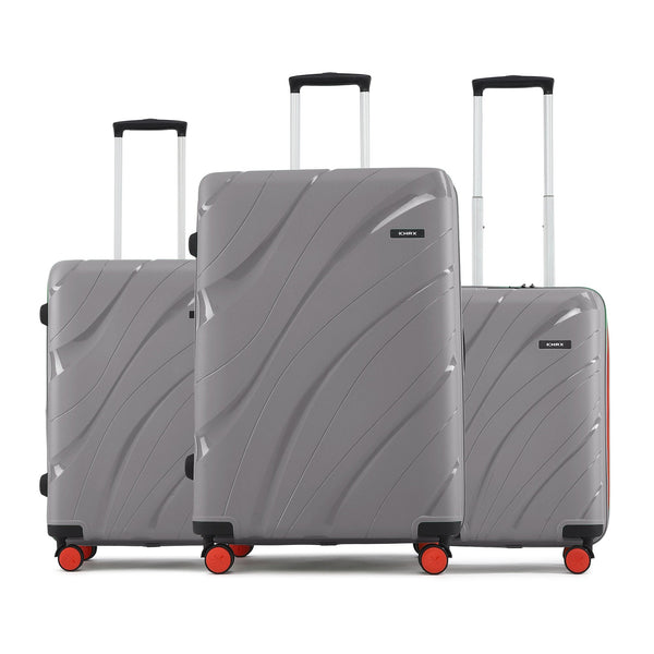 HRX by Hrithik Roshan Hard Body Set of 3 Luggage 8 Wheels - Madrid