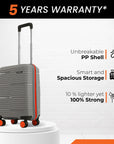 HRX by Hrithik Roshan Small Cabin Suitcase (56 cm) 8 Wheels - Zanzibar