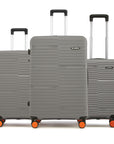 HRX by Hrithik Roshan Hard Body Set of 3 Luggage 8 Wheels - Zanzibar
