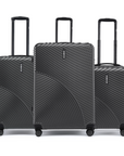 HRX by Hrithik Roshan Hard Body Set of 3 Luggage 8 Wheels - Glide