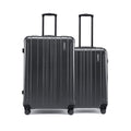 Hard-shell luggage set of 2 with dual telescopic handles, 8 spinner wheels, charcoal grey
