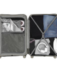 HRX by Hrithik Roshan Large Check-in Suitcase (75 cm) 8 Wheels - Brute - Silver