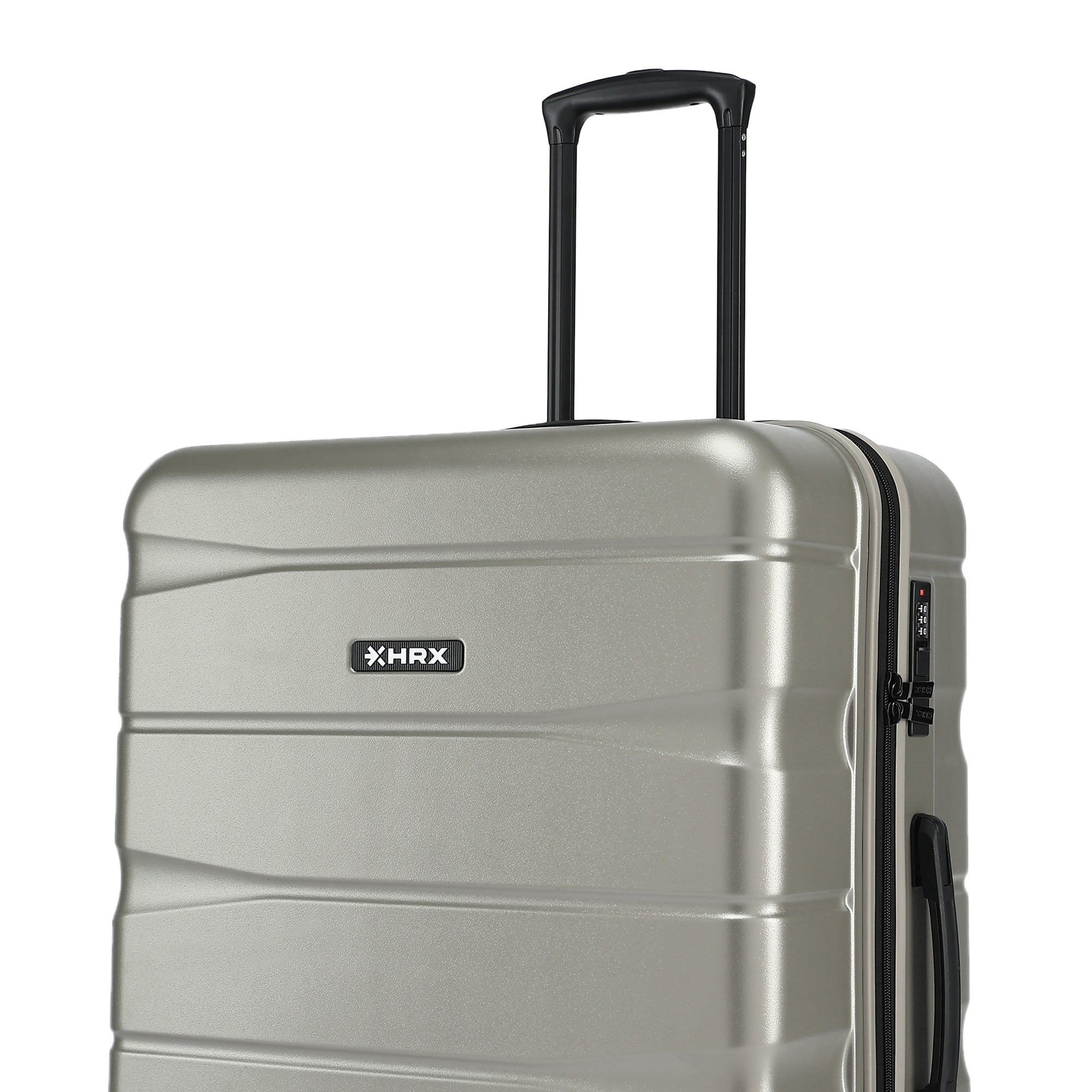 HRX by Hrithik Roshan Large Check-in Suitcase (75 cm) 8 Wheels - Brute - Silver
