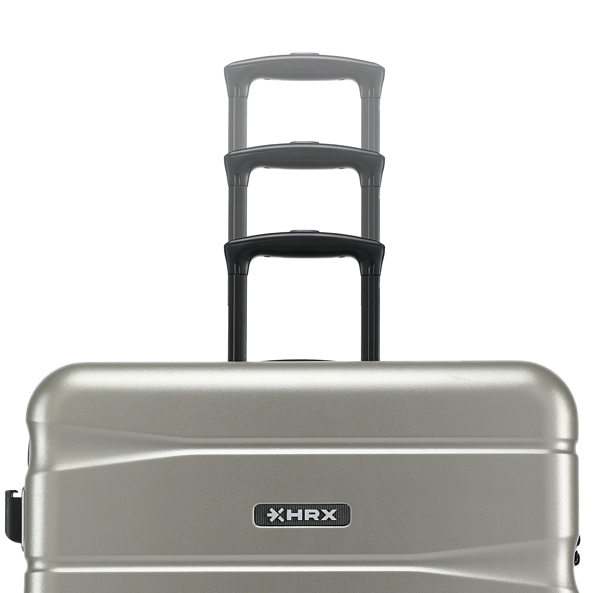 HRX by Hrithik Roshan Large Check-in Suitcase (75 cm) 8 Wheels - Brute - Silver