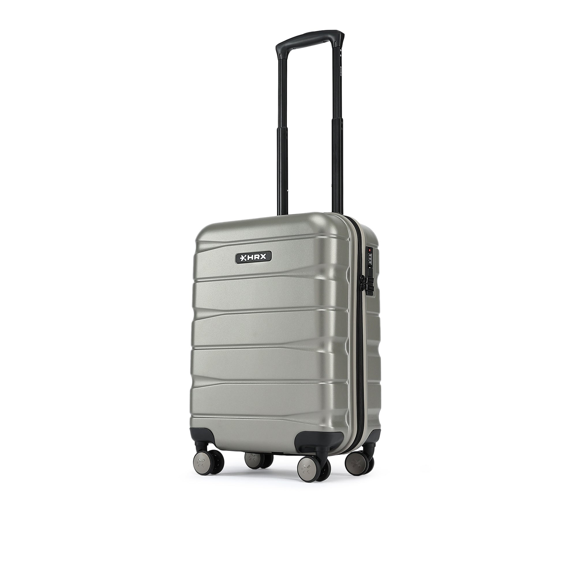 HRX by Hrithik Roshan  Small Cabin Suitcase (56 cm) 8 Wheels - Brute - Silver