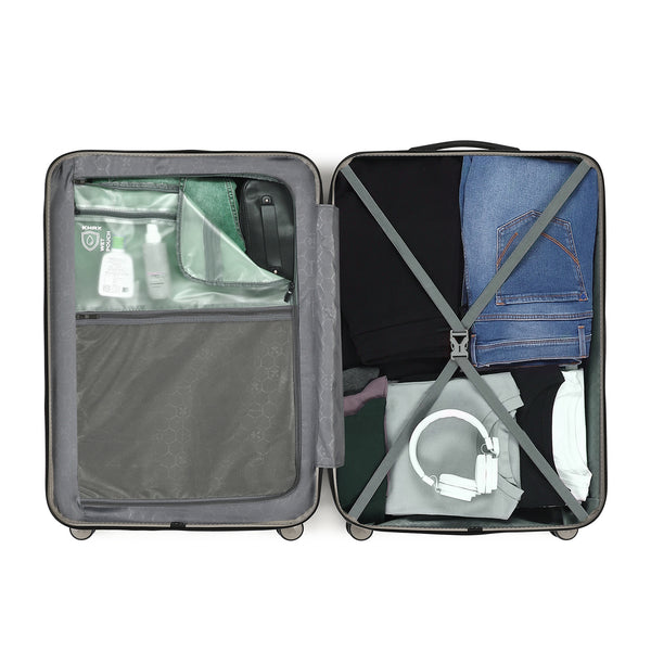 HRX by Hrithik Roshan Hard Body Set of 3 Luggage 8 Wheels - Force