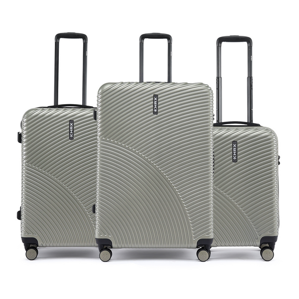 HRX by Hrithik Roshan Hard Body Set of 3 Luggage 8 Wheels - Glide