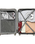 HRX by Hrithik Roshan Medium Check-in Suitcase (65 cm) 8 Wheels - Brute - Silver