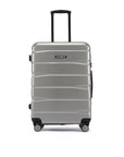 HRX by Hrithik Roshan Medium Check-in Suitcase (65 cm) 8 Wheels - Brute - Silver