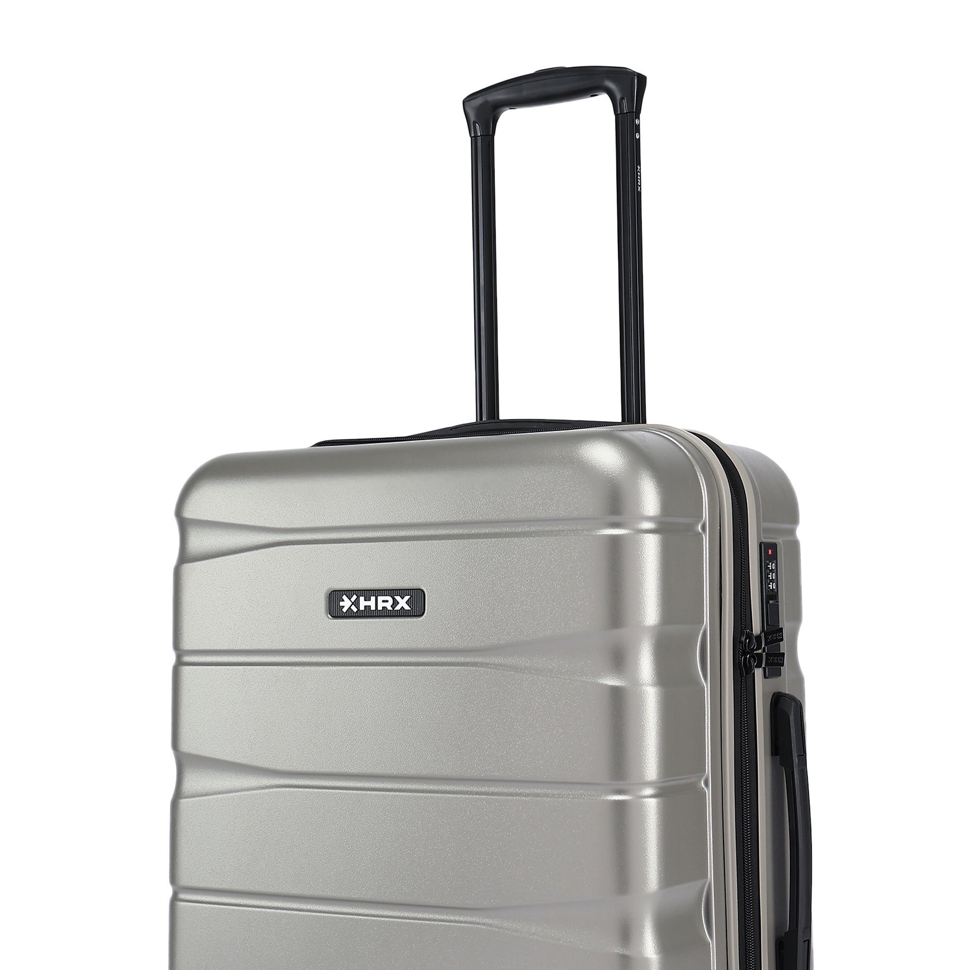 HRX by Hrithik Roshan Medium Check-in Suitcase (65 cm) 8 Wheels - Brute - Silver