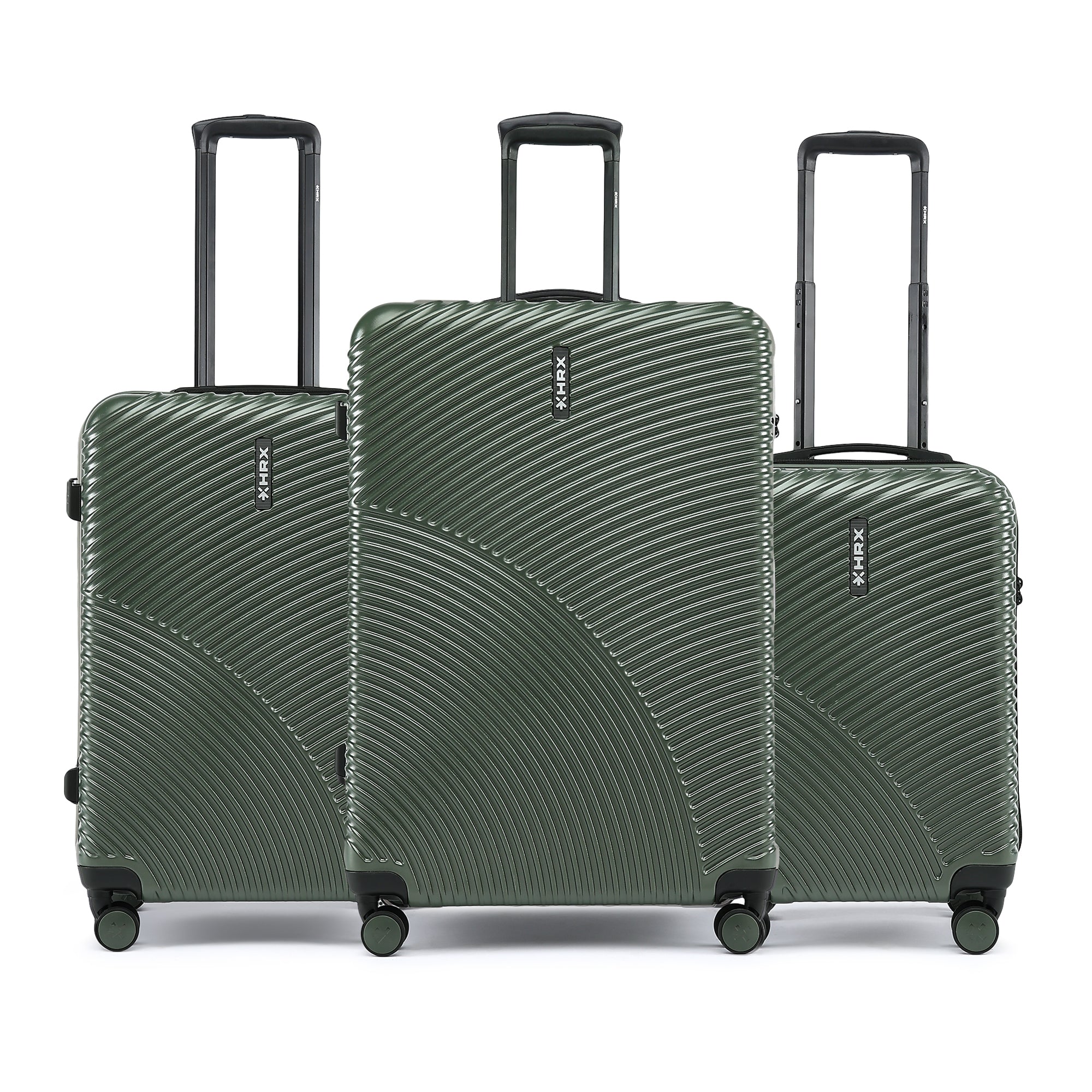 HRX by Hrithik Roshan Hard Body Set of 2 Luggage 8 Wheels - Glide